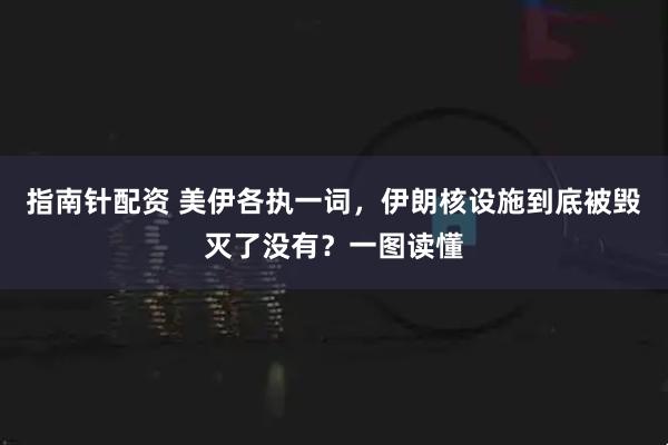 指南针配资 美伊各执一词，伊朗核设施到底被毁灭了没有？一图读懂